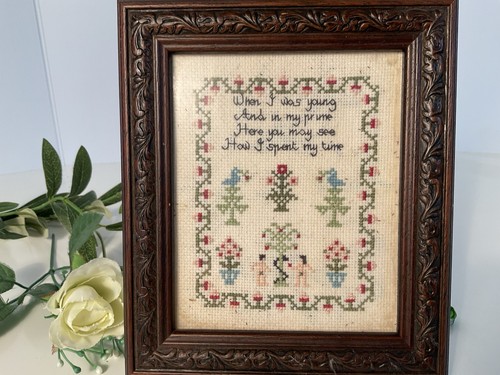 Vintage hand stitched cross - vintage,