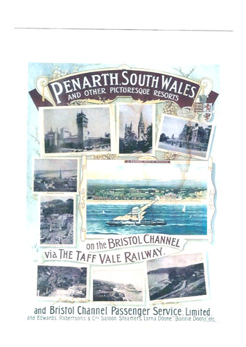Rail poster postcard taff - rail,