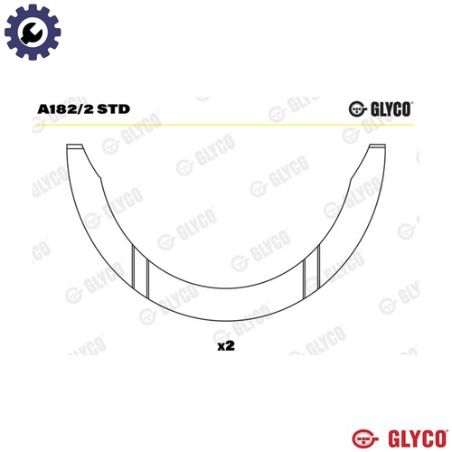 Thrust washer crankshaft - washer,