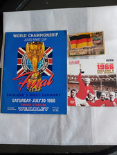 1966 World Cup programme, good