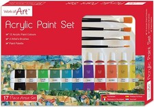 17 Pcs Art Artists Acrylic