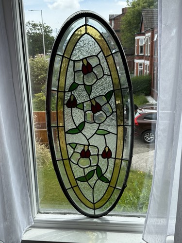 Heavy oval double - double, glazed