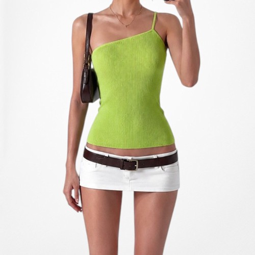 Zara lime green - zara, ribbed