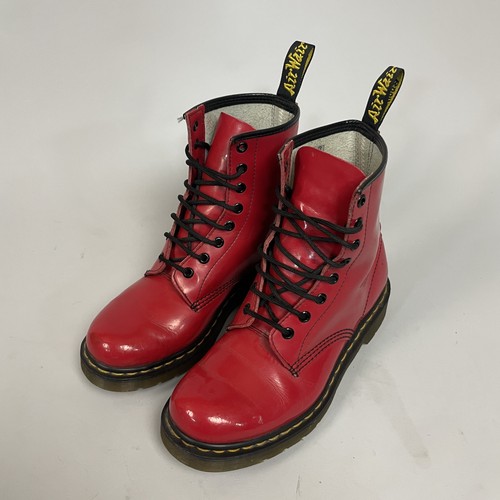 Doc martens red leather - dr,