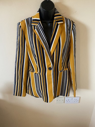 Mustard black white - mustard/black/white, striped