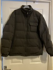 Puffa style Jacket Dark Brown