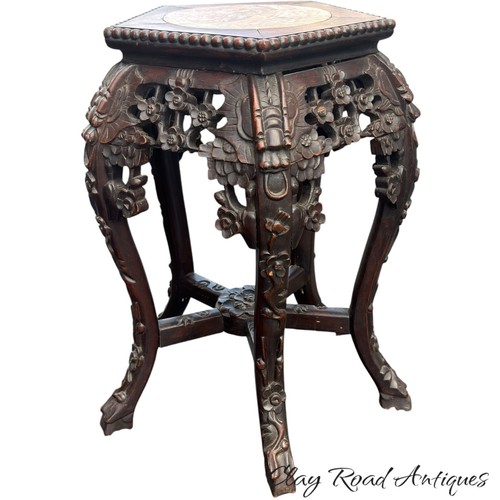 Antique chinese heavily - heavily, carved