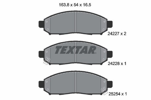 2422704 brake pad set disc - brake, set,
