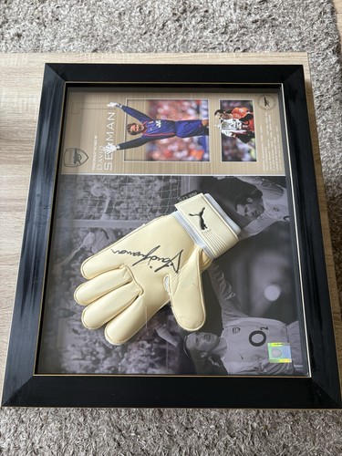 David seaman hand signed puma - david,