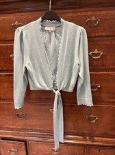 John Lewis Women’s Duck Egg Blue Bolero Cardigan Size 10