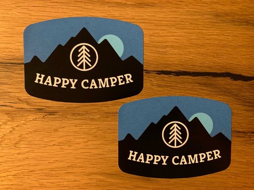 Camping stickers camper - camper, bus