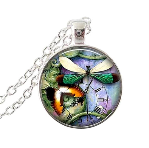 Time butterfly art - time, 1"