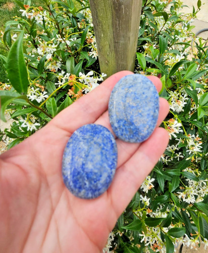 Lapis lazuli worry stone - lapis,