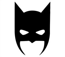 BATMAN MASK VINYL DECAL