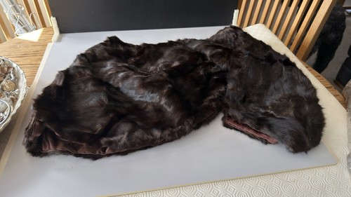 Sable stole wrap - lined,
