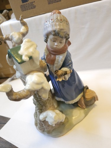 Lladro 5287 winter - lladro, girl