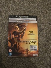 TERMINATOR DARK FATE 4K UHD AND BLU RAY - NEW + SLIPCOVER - FREE POST
