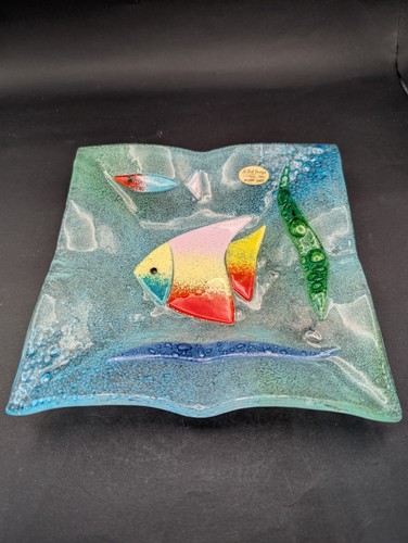 Dal borgo murano glass fish - a.,