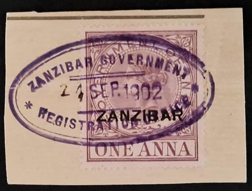 Zanzibar 1892 94 1a - sg,