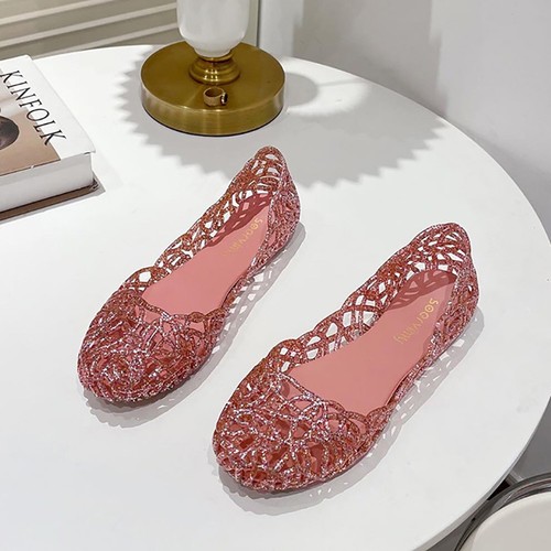 Women ladies jelly shoes - jelly, slip