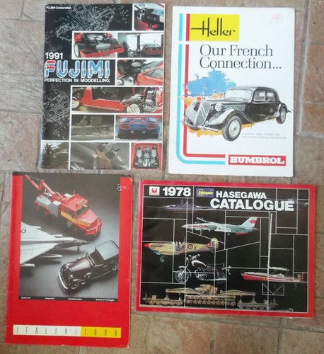 Model kit catalogue lot - model,