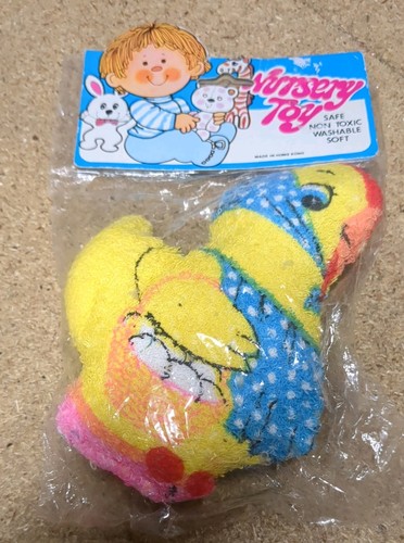 1970s kitsch toy toweling - toweling, hen