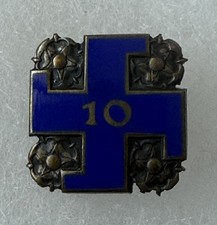 WW2 Finland Finnish Lotta Svärd 10years Service Badge Silver Winter War Nr 12350