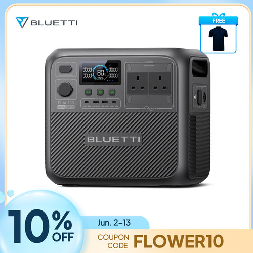 Bluetti elite 200 2073 6wh - 200, 2073.6wh