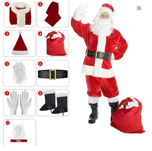 Adult size regal santa claus - size,