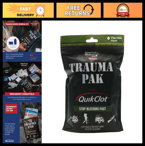 Trauma first aid kit with - first,