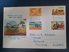 RHODESIA 1968 FDC Stamps Set