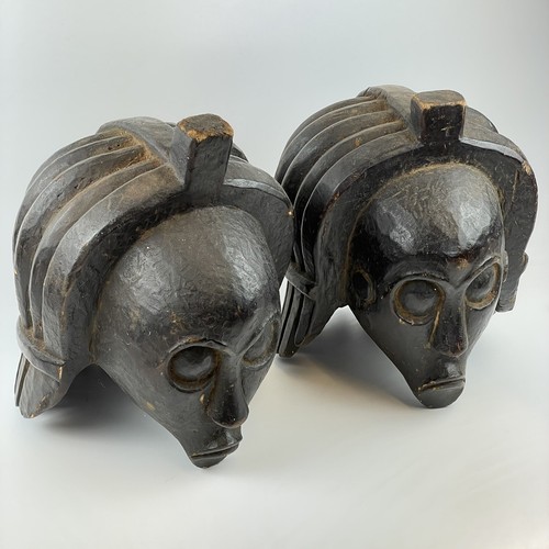 Pair african tribal art - of,