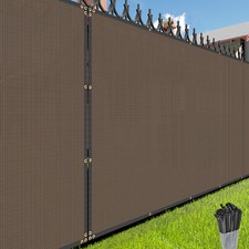 6ft Brown Privacy Fence Screen