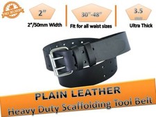 Scaffolding Work Belt Tool Belt Heavy Duty Top Quality Black Leather Tool Pouch