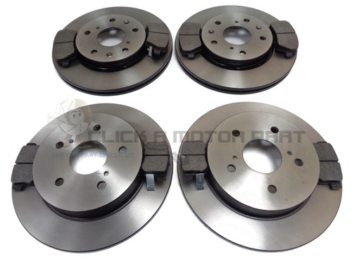 Front and rear brake discs - and,