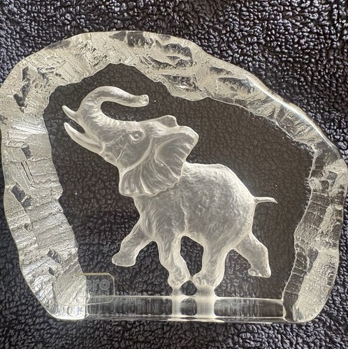 Nybro swedish glass elephant - swedish,
