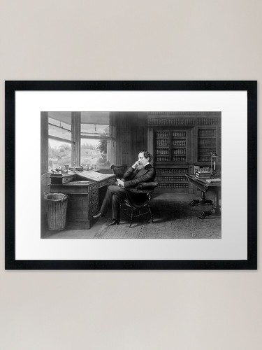 Portrait charles dickens - portrait, in
