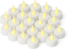 VIROSA 24/48 Pack LED Light Candles Battery Operated Flickering Flameless Light