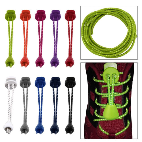 Elastic lock shoe laces - elastic,