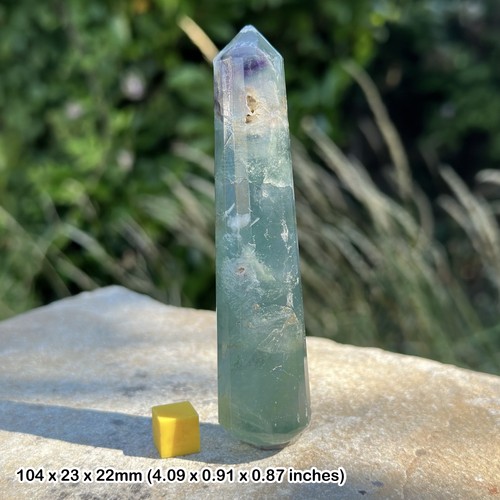 Genuine multi fluorite faceted