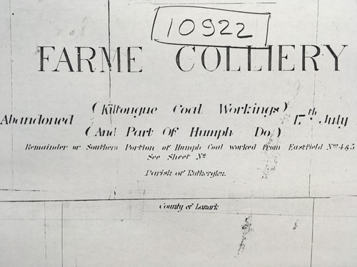 Mining plan farme colliery - mining, of