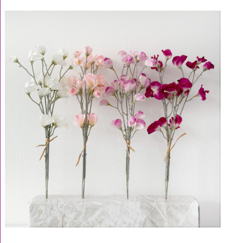 Faux sweet pea flower - flower,