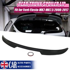 Rear Spoiler Extension Lip Wing For 2008-2017 Ford Fiesta Mk7-7.5 ST Zetec S UK