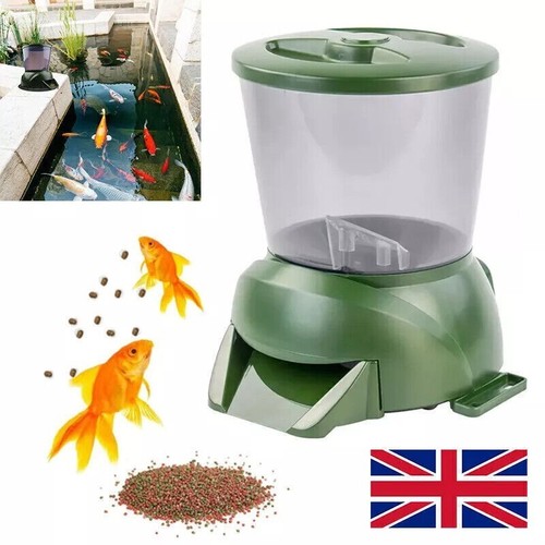 Automatic pond fish feeder - automatic,