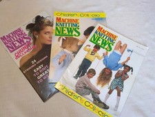 3x 1980s Machine Knitting News