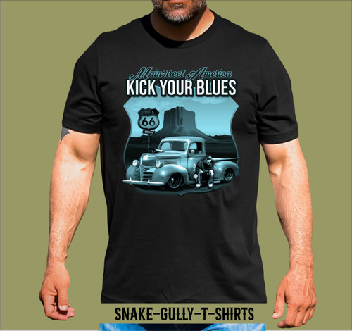 Route pickup truck t shirt - pickup, t-shirt