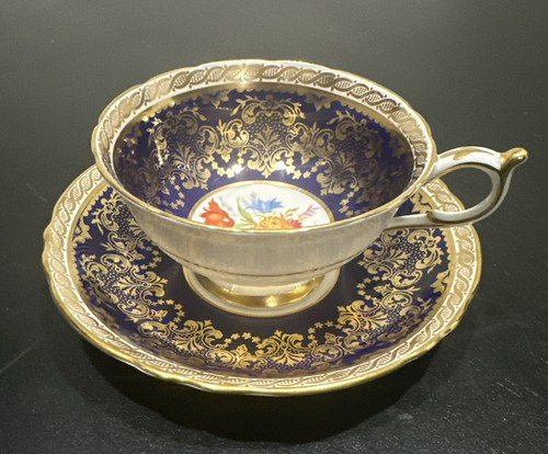 Paragon bone china - cobalt, blue