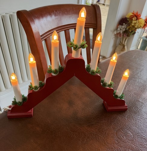 Xmas christmas candle bridge - christmas,