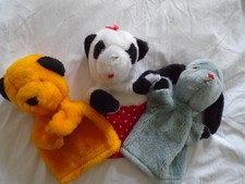 Vintage Sooty Sweep Soo Happy Child Toys soft Glove Puppets