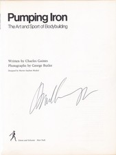 ARNOLD SCHWARZENEGGER signed page - Terminator/Total Recall/Kindergarten Cop etc